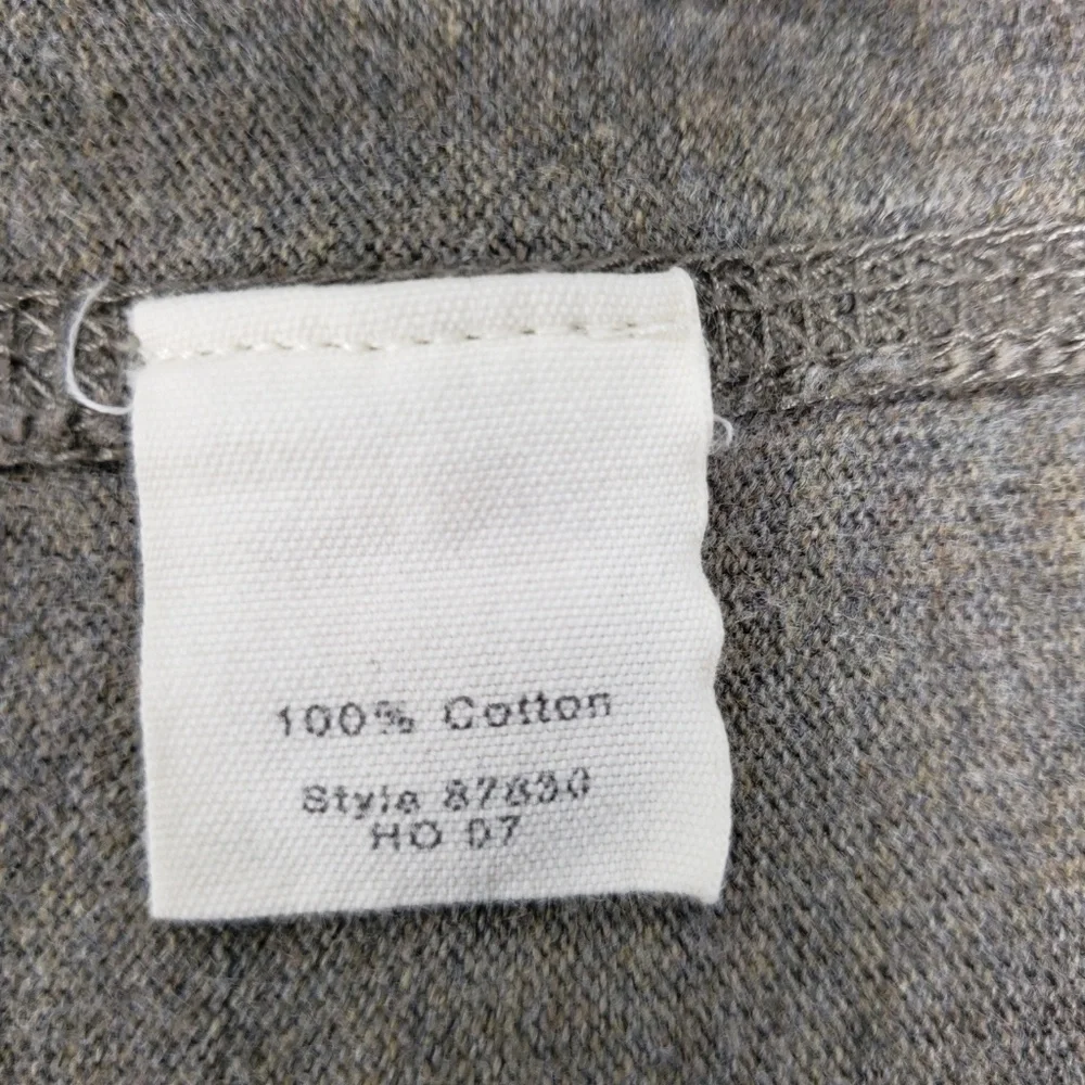 J. Crew Men's 1/4 Zip Pullover Sweater Size XL Sueded Jersey Beige Cotton Casual